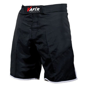 Pantalones cortos profesionales MMA cómodos pantalones cortos de Material de sublimación elástica de 4 vías para concursos hechos desgaste de artes marciales de Pakistán - Product Image 2