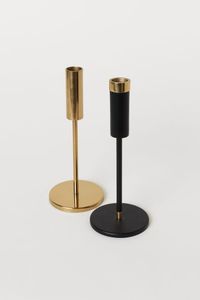 Gold and Navy <b>Candlestick</b> - Product Image 2