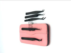 แหนบต่อขนตาปลอมสำหรับมืออาชีพ45องศาสีดำอุปกรณ์เสริมความงามแบบปรับแต่งโลโก้ได้ตามต้องการ - Product Image 4