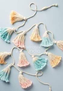 Guirnalda colorida de algodón Dyable - Product Image 2