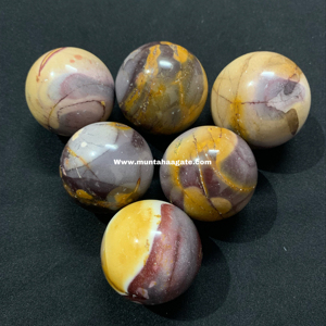 Esfera de jaspe Mookite Premium australiana de alta calidad amarillo púrpura para decoraciones y coleccionables de arte Feng Shui - Product Image 2
