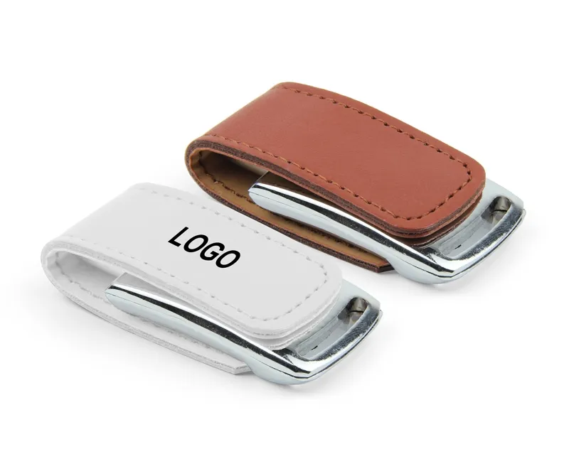 Venta caliente 2019 금속 usb 플래시 드라이브 2 gb 4 cuero udisk 플래시 8 gb cle personalizado usb regalos de boda