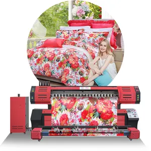 Hot Sale Großformat drucker Sublimation drucker Maschine Rolle zu Rolle Textildruck maschine Fabrik preis