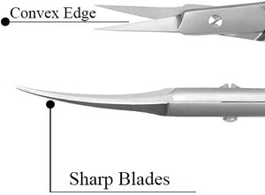 กรรไกรตัดหนังตรงกรรไกรตัดหนังที่ตายแล้วอเนกประสงค์ทำจากสเตนเลสสตีลคุณภาพสูงมีความคมชัดเป็นพิเศษ - Product Image 3