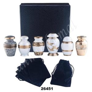 ขายส่งคุณภาพระดับพรีเมียมที่ขายดีที่สุดเลือกจากโกศที่ระลึกสําหรับเถ้า 6 ชิ้นที่แตกต่างกัน - Product Image 1