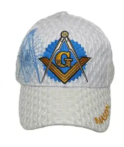 Mason Masonic Freemason หมวกปักลาย,หมวกลายพรางสีน้ำเงิน ACU เครื่องประดับอิฐ