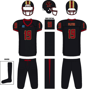 Ensemble de football américain pour hommes PIHA SPORTS - Séchage rapide, respirant, léger, antibactérien, protection UV, tailles plus grandes disponibles - Product Image 2