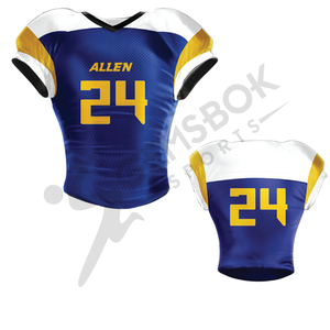 Uniforme de football américain de sublimation personnalisé respirant à séchage rapide maillot de football américain - Product Image 4