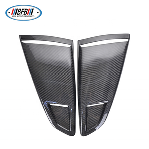 For Ford Mustang 2015-2017 Carbon Fiber Exterior <strong>Window</strong> Trim Car Rear Side <strong>Window</strong> Shutter Trims <strong>Vents</strong> - Product Image 6