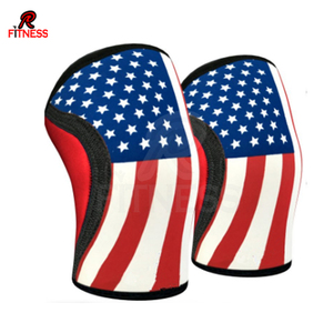 Genouillère de musculation sur mesure, protection flexible en Spandex et Nylon de 7 mm, épaisse et résistante pour la force athlétique - Product Image 5