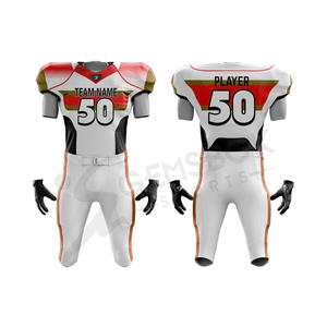 ชุดเครื่องแบบฟุตบอลอเมริกันแบบปรับแต่งได้แห้งเร็วระบายอากาศมีซับลิเมตฟีเจอร์ขนาดใหญ่พิเศษ - Product Image 3