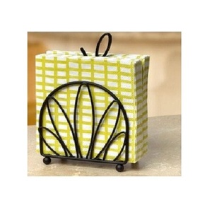 Classic Design <b>Napkin</b> <b>Holder</b> For Home And Hotel Usage With Premium Quality Metal Black Color <b>Napkin</b> <b>Holder</b> - Product Image 2