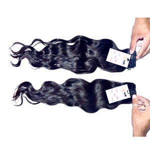 วิกผมธรรมชาติทำจากผมธรรมชาติไม่ผ่านกระบวนการ,ผมถักแบบชาวกัมพูชาไม่พันกันไม่มีสารเคมีมัดผมบริสุทธิ์แบบมองโกเลียนุ่มและเนียน - Product Image 3