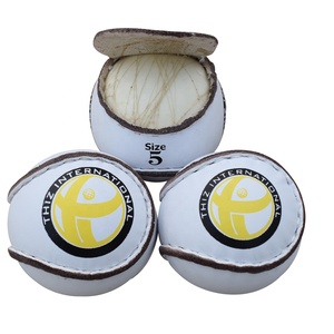 Match Sliotars Hurling Balls GAA Tamaño oficial 5 Cuero de alta calidad Irish Gaelic Hurling THIZ International Logo - Product Image 5