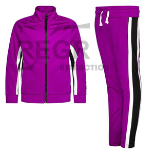 Wholesale OEM Fitted Sweatsuit Tracksuit Zipper Hoodies Jogging Men Jogger <b>Track</b> <b>Suit</b> - Product Image 5
