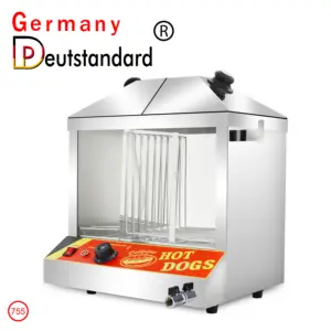 Hot Dog Hut Broodje Steamer/Hot Dog Broodje Display Warmer Machine