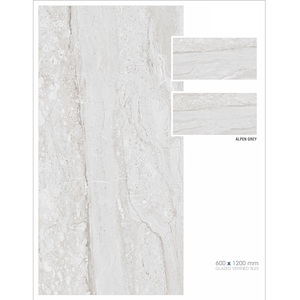 Carreaux de sol en céramique et marbre, design pierre naturelle, 60x120cm - Product Image 3