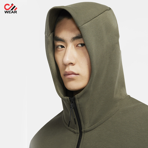 OEM Men's Zipper <b>Hoodie</b> 100% Cotton <b>Long</b> Sleeve Custom Printed logo <b>Oversize</b> Pullover hoodies - Product Image 5