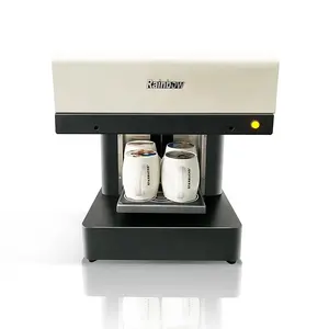Rainbow coffee printing machine 3d printer machine cappuccino latte for cafe restaurant