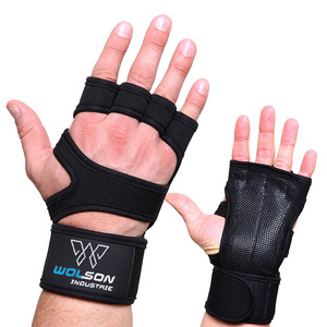 Lightweight Breathable <b>Fitness</b> <b>Gloves</b> Thick Non-Slip Grip Gym Weight Lifting <b>Gloves</b> with Wrist Wrap For Unisex High Quality . - Product Image 6