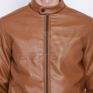 Low MOQ <b>Men</b> Wear Top Fashion Flop Leather <b>Jacket</b> Quick Dry Breathable <b>Men</b> Flop Leather <b>Jacket</b> - Product Image 4