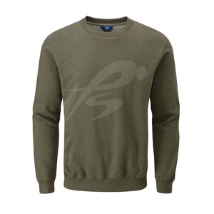 Sudadera de Manga Larga para Hombre, Invierno, Tejido Reciclado Ecológico, Antipilling, Flexible, Cómoda, Cuello Redondo, Forrada, Cortavientos, Poliéster - Product Image 3