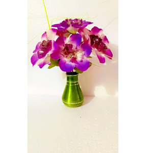 Florero de mesa de aluminio de lujo moderno hecho a mano maceta de Metal de estilo de granja Europea Bohemia para decoración del hogar - Product Image 1