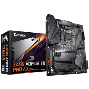 Placa base para juegos usada GIGABYTE Z490 AORUS PRO AX con chipset Intel Z490 LGA 1200 Socket compatible con Intel <span class=keywords><strong>10900K</strong></span> <span class=keywords><strong>10700K</strong></span> - Product Image 1