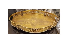 Bandeja única para uso de chocolate y decoración del hogar, bandeja de acero con relieve - Product Image 5