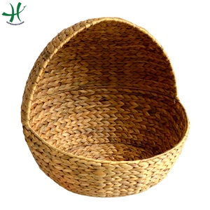 Bán hot chất lượng cao Pet House handmade, hình tam giác nước haycinth lồng với đệm (HS 4464) - Product Image 5