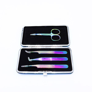 Estuche magnético multicolor para pinzas de pestañas Juego de etiquetas privadas para 3 piezas y 6 piezas Tipo de punta de fibra para uso de belleza - Product Image 4