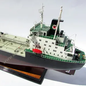 TEXACO STOCKHOLM / BERGEN / BALTIC TANKER SHIP MODEL-木製タンカーシップモデル