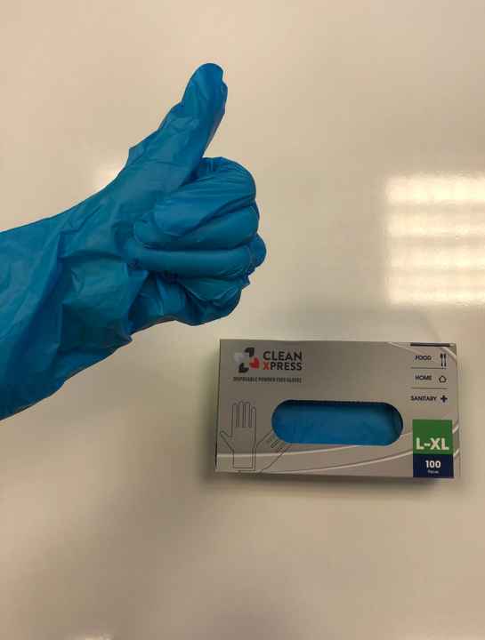 High Performance Disposable Glove TPE CPE Food Service  Liquid Proof Latex Free Waterproof Clear White Blue OEM Time Mic