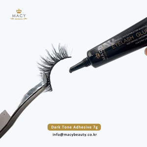 Macy-pegamento no tóxico para pestañas, adhesivo de tono oscuro, tubo tipo Corea, tira de pestañas - Product Image 1