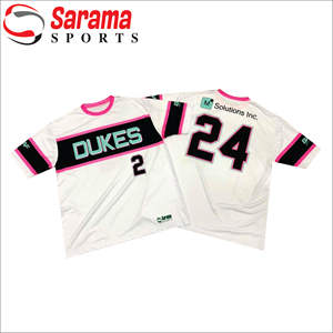 Camiseta de béisbol infantil de rayas personalizadas de alta calidad, camisas lisas, venta al por mayor, equipo de inicio, bordado en blanco, - Product Image 3