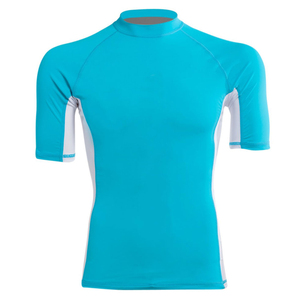 เสื้อป้องกันผดผื่นแขนสั้นของผู้ชายแบบสั่งทำสำหรับการวิ่ง BJJ MMA - Product Image 5