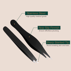 Eyebrow Tweezers Hair Removal Tweezers Pointed Precise with Sharp Needle Nose Point Tweezers for Men Women - Product Image 2