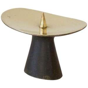 BRASS <b>PINEAPPLE</b> ENGRAVED PILLAR CANDLE HOLDER BRASSWORLD INDIA - Product Image 6
