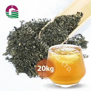 Buen té joven, té verde de jazmín, hojas HALAL sueltas, ingredientes de té de burbujas, venta al por mayor