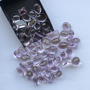 Pierres précieuses brutes de qualité AAA certifiées IGI, améthyste naturelle du Brésil, taille libre, forme libre, facettées, 10 mm, 20 mm - Product Image 2