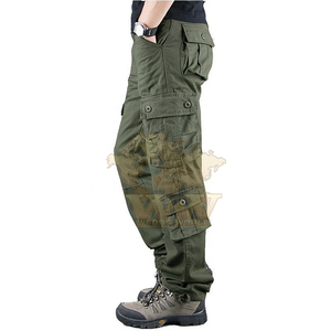 Pantalon Cargo Décontracté pour Hommes avec Poches Latérales, Taille Mi-Haute, Fermeture Boutonnée, Coton/Polyester, Imperméable, Service OEM - Vente en Gros - Product Image 6