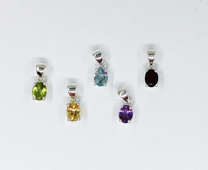 Everyday Wear 925 Sterling Silver Gold Plated Lightweight Turquoise Low MOQ Supplier Pendants Gemstones Chain Trendy <b>Necklaces</b> - Product Image 1