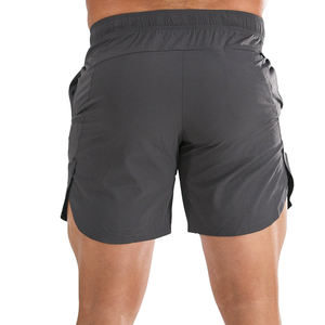 กางเกงขาสั้นลายนูนสำหรับผู้ชายสำหรับฤดูร้อนของ2023เสื้อผ้าแนวสตรีทลำลองลายสีพื้นพร้อมคุณสมบัติต่อต้านริ้วรอยเป็นมิตรกับสิ่งแวดล้อมโลโก้ตามสั่ง - Product Image 2