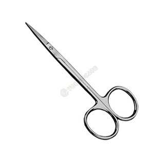 IRIS กรรไกรผ่าตัดตรงขนาด4 1/2นิ้วทำจากสเตนเลสสตีล - Product Image 1