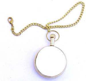 Montre de poche Gandhi de style indien antique avec longue chaîne, décoration d'intérieur, cadeau pour père, mère ou frère pour le Nouvel An, cadeau de Noël - Product Image 4