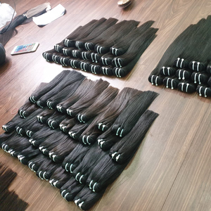 Mechones de cabello humano 100% vietnamita, cabello sin procesar, cutícula, recolectado de donadores saludables, venta al por mayor - Product Image 1