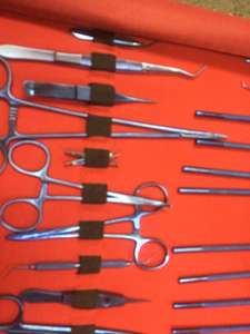 Caja de bandeja de esterilización de instrumentos oftalmológicos de titanio, juego de 21 Uds. - Product Image 5