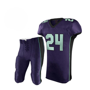 Wholesale Custom American <b>Football</b> Uniforms Quick Dry Short Sleeve Polyester Soccer Jersey Pants Sublimation Shirts <b>Sets</b> - Product Image 3