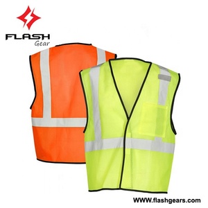 Chaleco DE SEGURIDAD DE MALLA reflectante de alta visibilidad con bolsillos Chaleco de seguridad de construcción de carreteras impermeable - Product Image 2