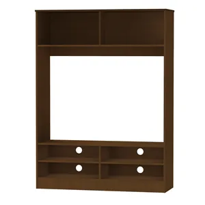 Hot Selling 6 Shelf Wood TV Cabinet Living Room Furniture Made in Malaysia 2609